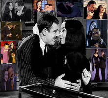 Couple Collage: Gomez and Morticia