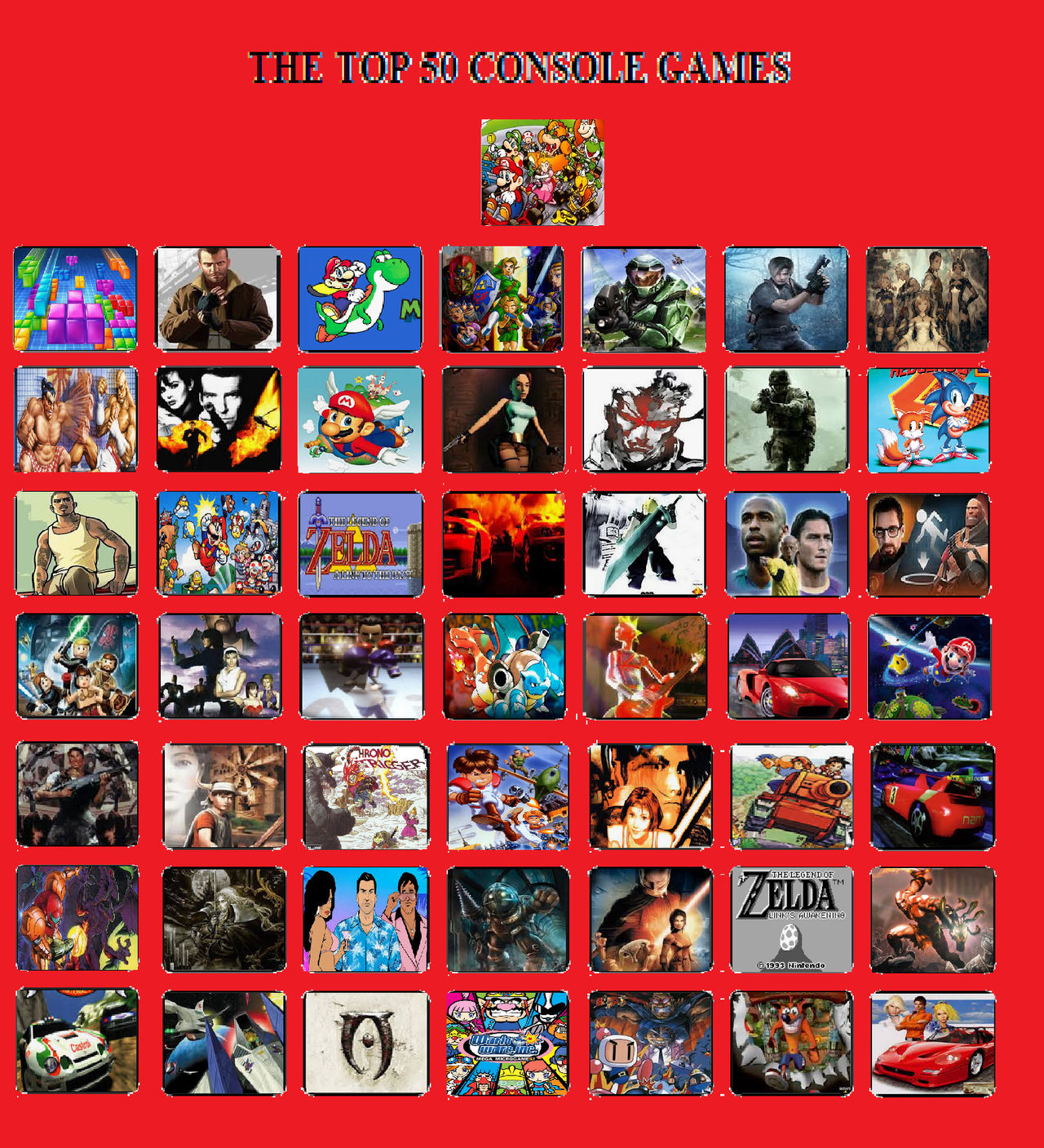 The Top 50 Console Games