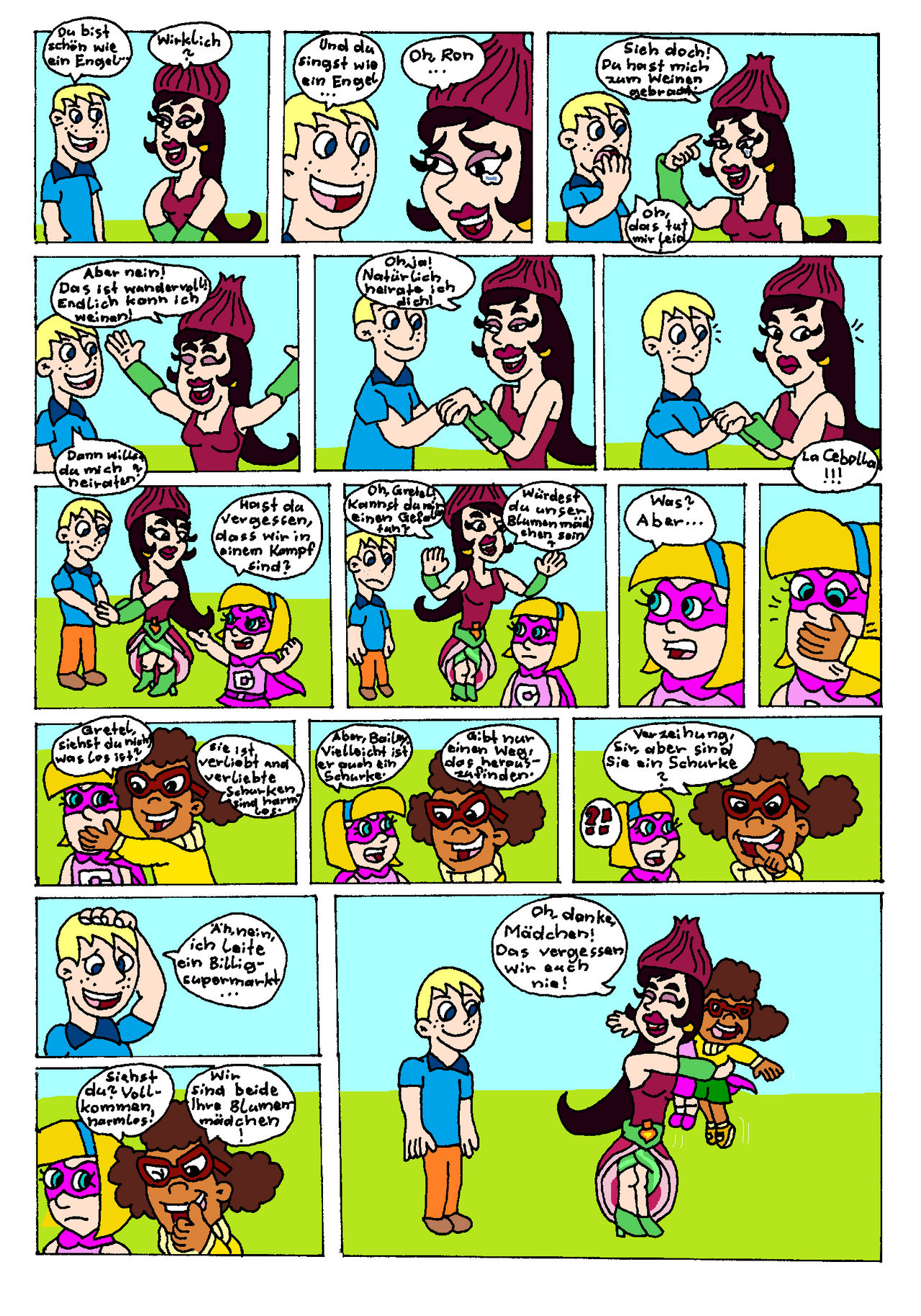 Ron Stoppable and his new pets: Tears of Love
