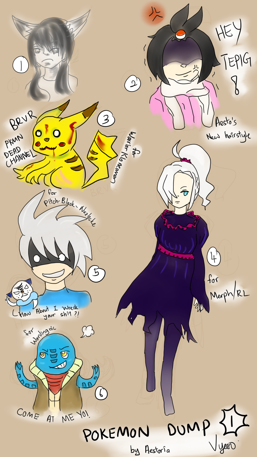 Pokemon Dump 1 by Aestoria on DeviantArt