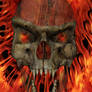 Flaming Skull