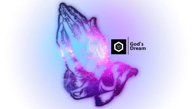 Praying Hands Galaxy Effect God's Dream