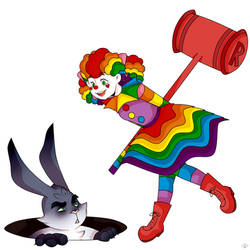 A Bunny And A Clown