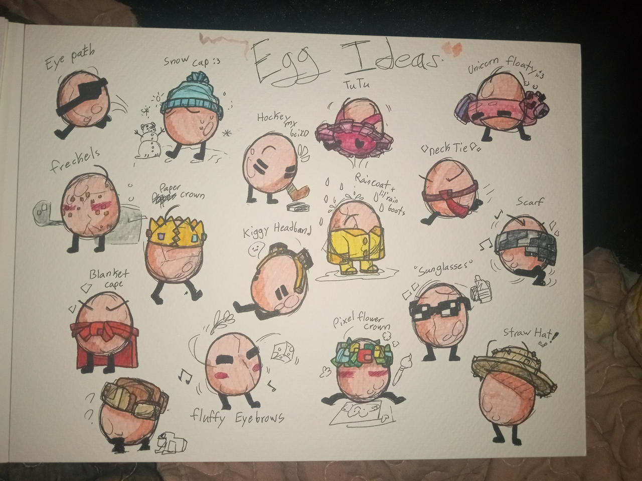 All of the drawings that I've made of the eggs!! : r/Qsmp