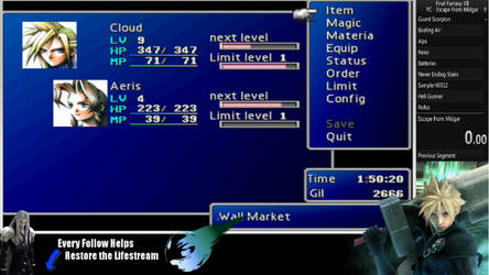 Are you ready for Final Fantasy VII Speedrun?