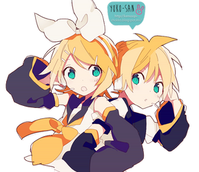 Kagamine Len and Rin