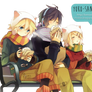 Kaito, Rin and Len