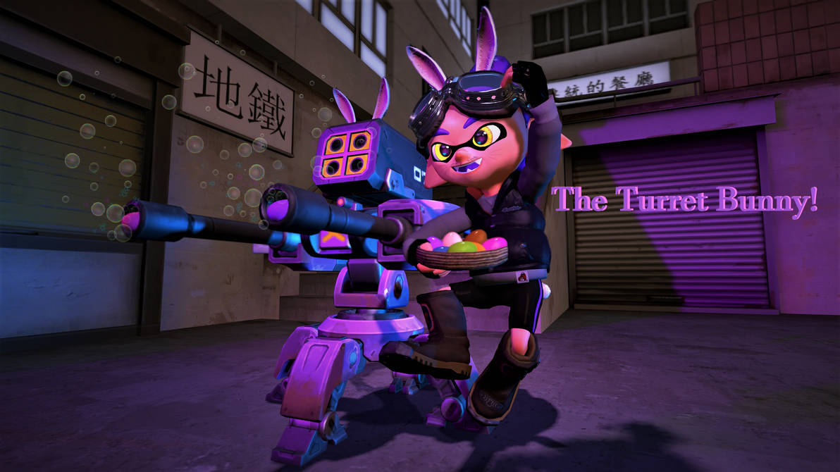 The Turret Bunny! (Splatoon Gmod Poster) by Johnny-Inkling on DeviantArt