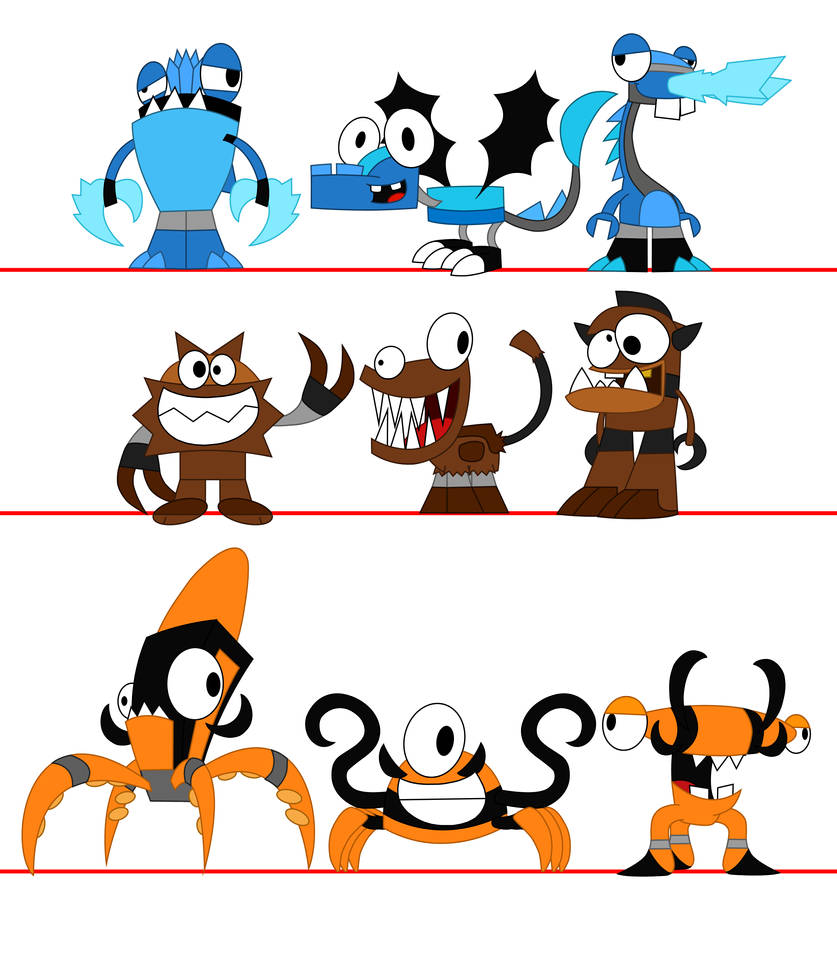 Redesigned SMBS'lized S2 Mixels by SMBSArtz on DeviantArt