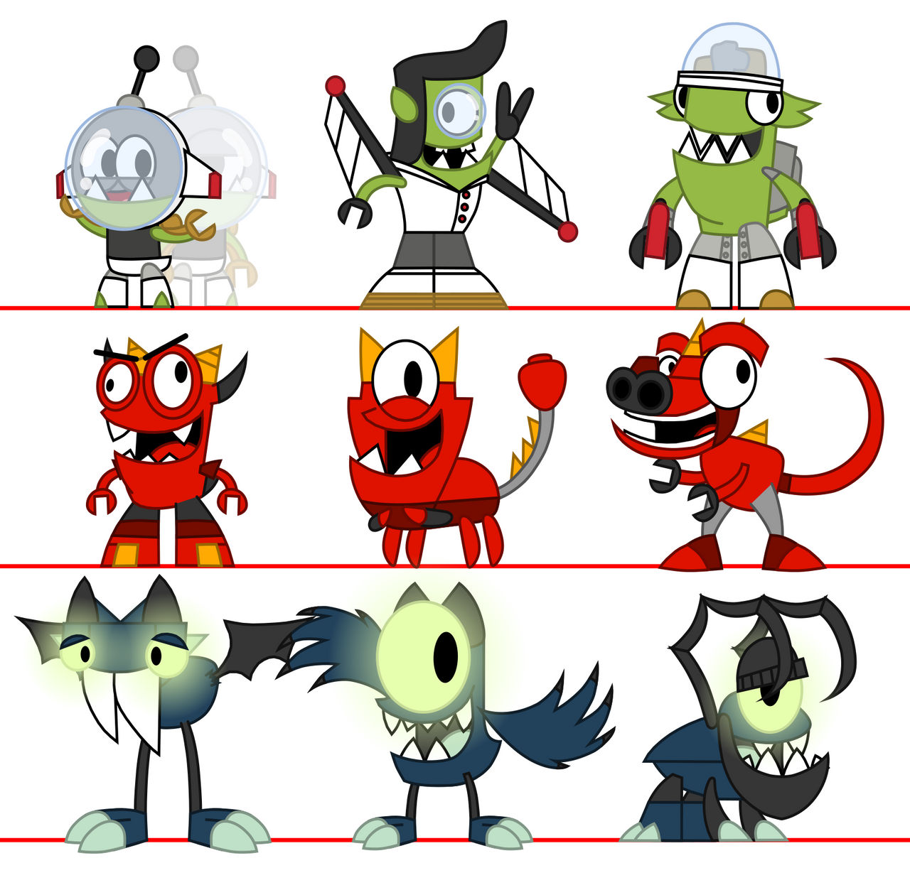 Redesigned SMBS'lized S4 Mixels by SMBSArtz on DeviantArt