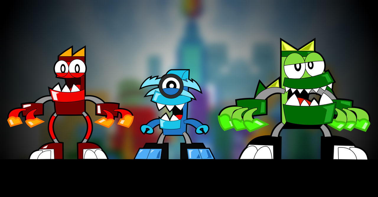 Mixels Creditsbackground Mxls: Background OC - Three Mixels OCs! by SMBSArtz on DeviantArt