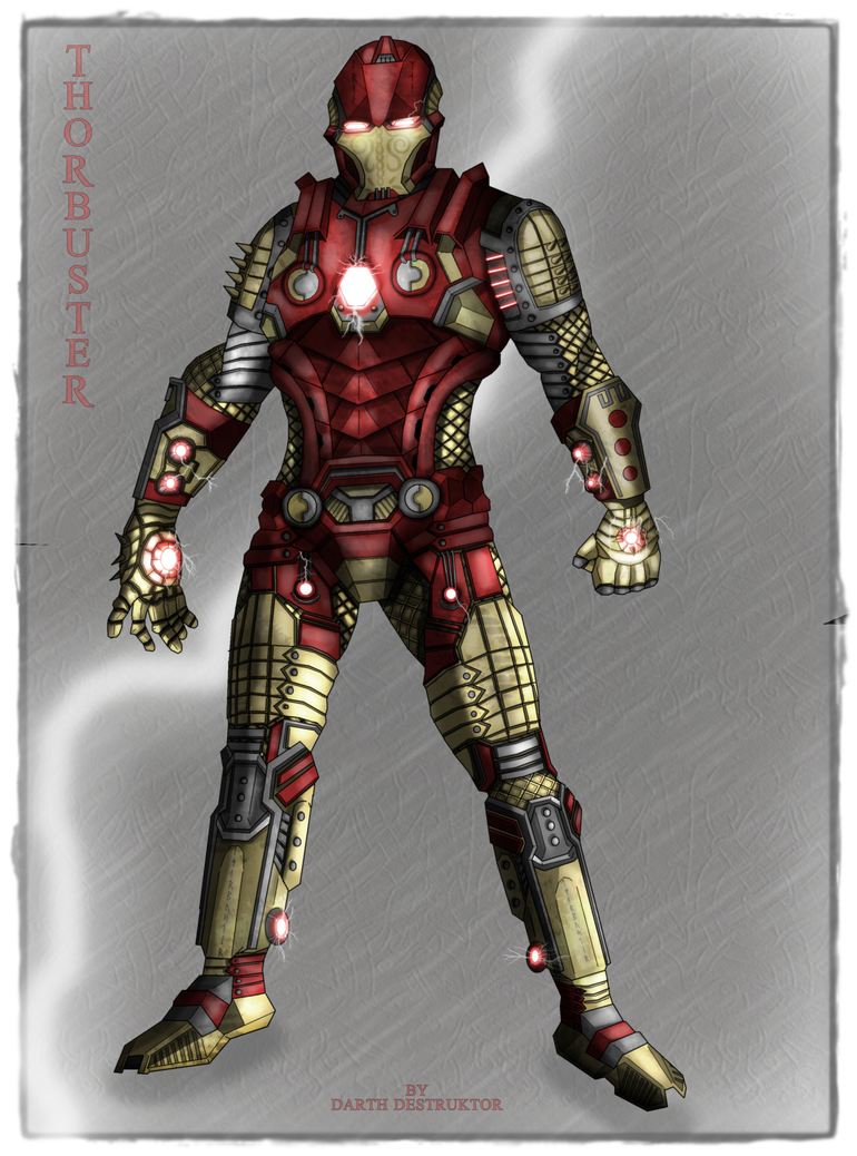Thorbuster Thorbuster armour moviewerse concept design by DarthDestruktor on ...