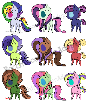 .:ADOPTS:. MISC. Pony Adopts #3