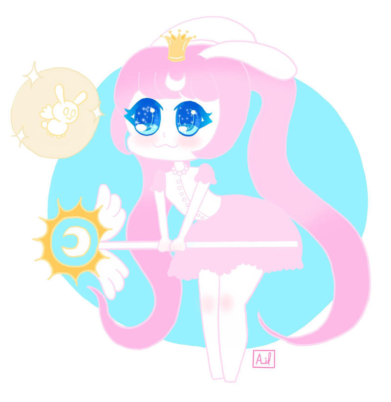 Magic Rabbit Girl Chibi Magic Bunny Girl by AnnaLArt on DeviantArt