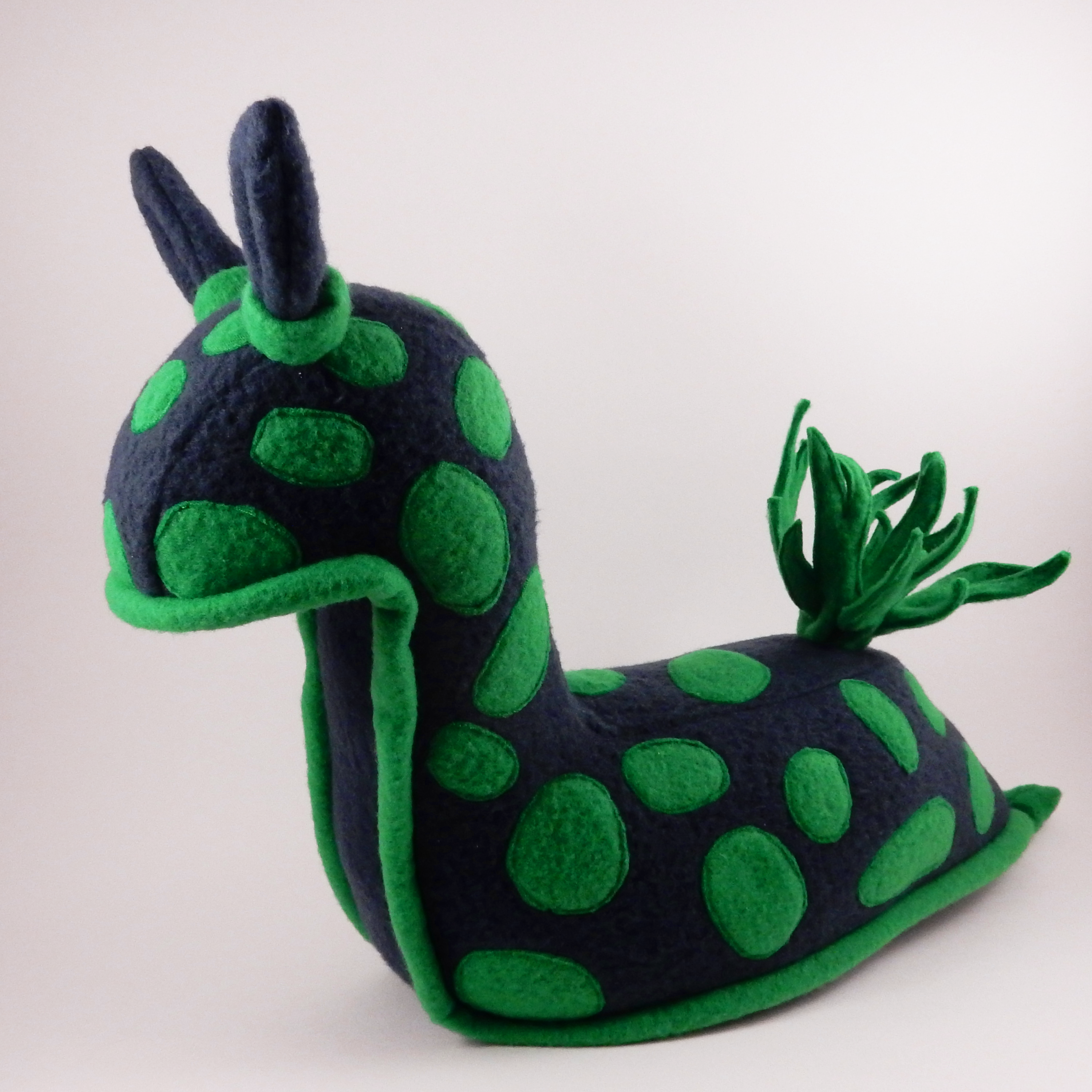 Slug top stuffed animal