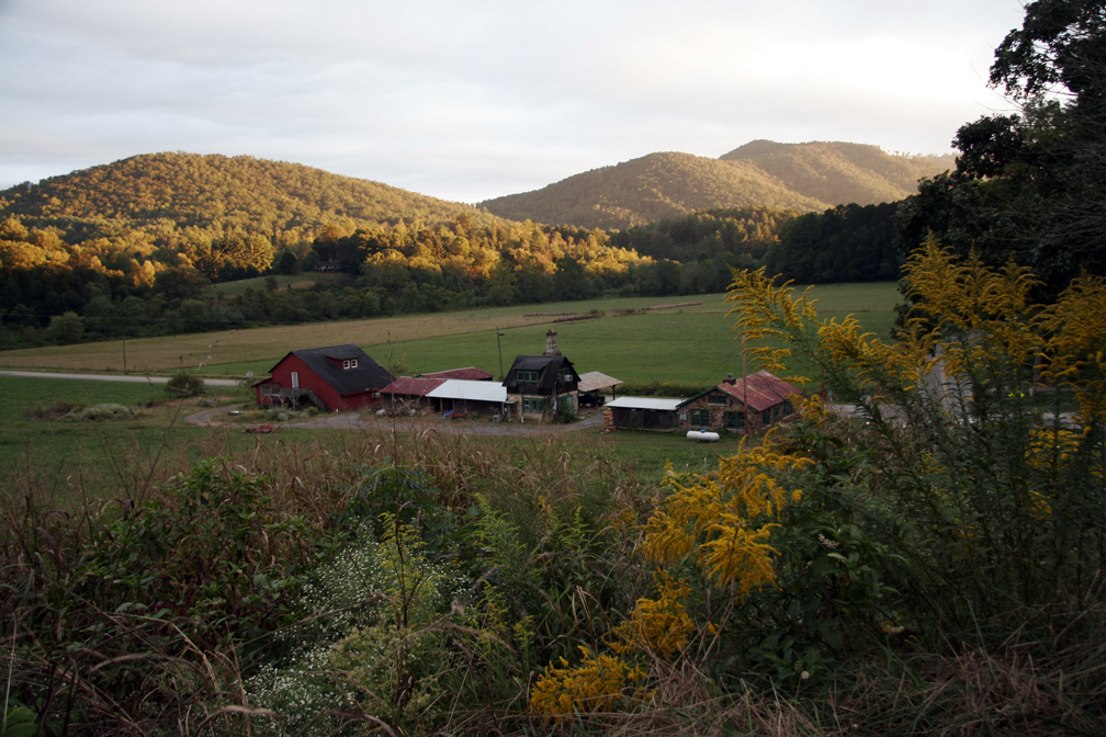 Sunset in the valley