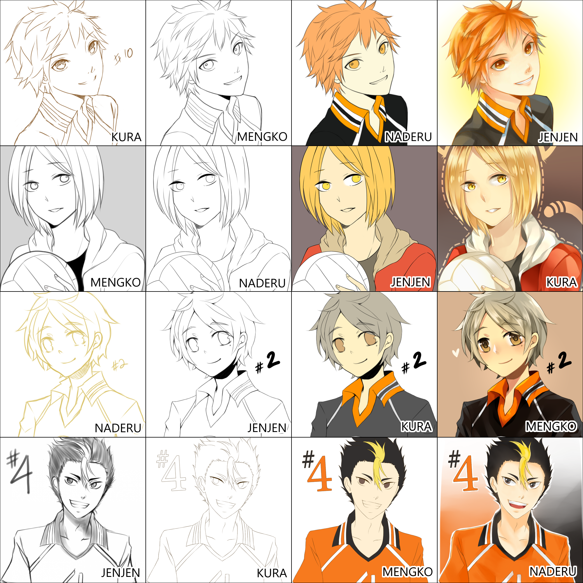 4around meme: Haikyuu