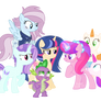 MLP Collab #3  We are all FRIENDS! (Not Mine)