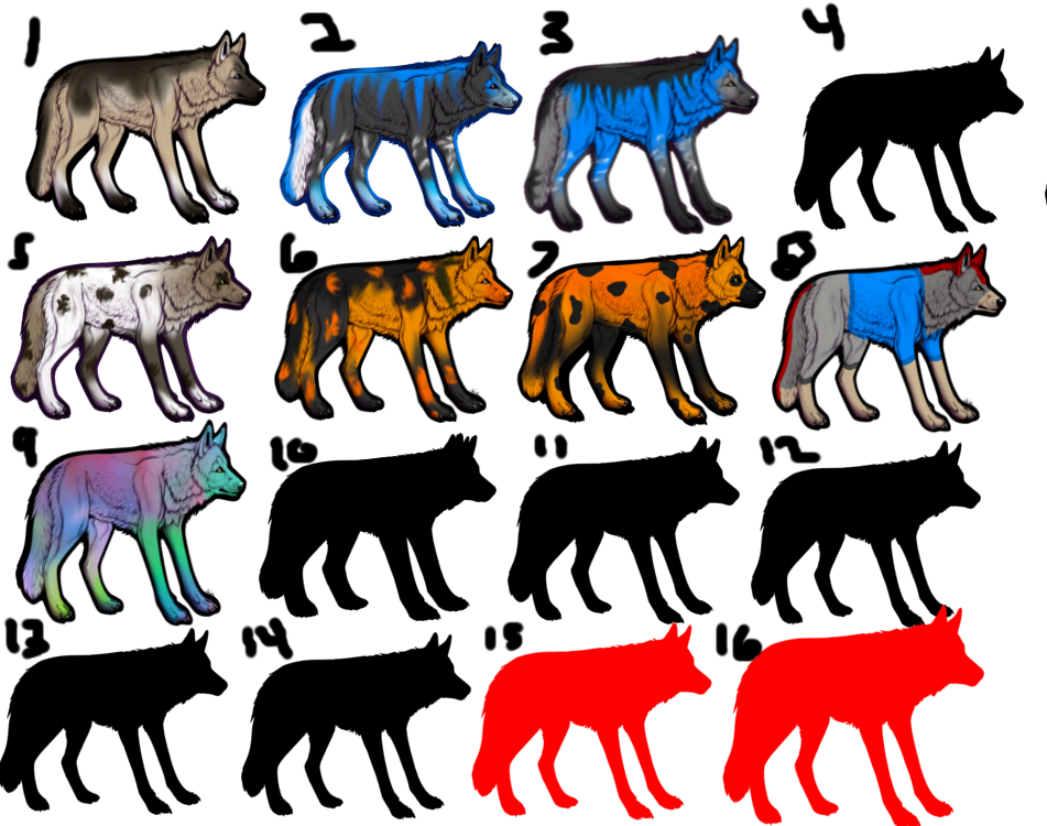 Mystery Wolf Adopts -Open-