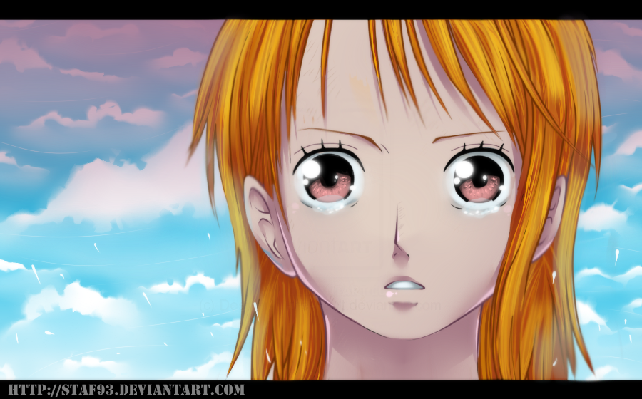 One Piece - Nami's crying by staf93 on DeviantArt