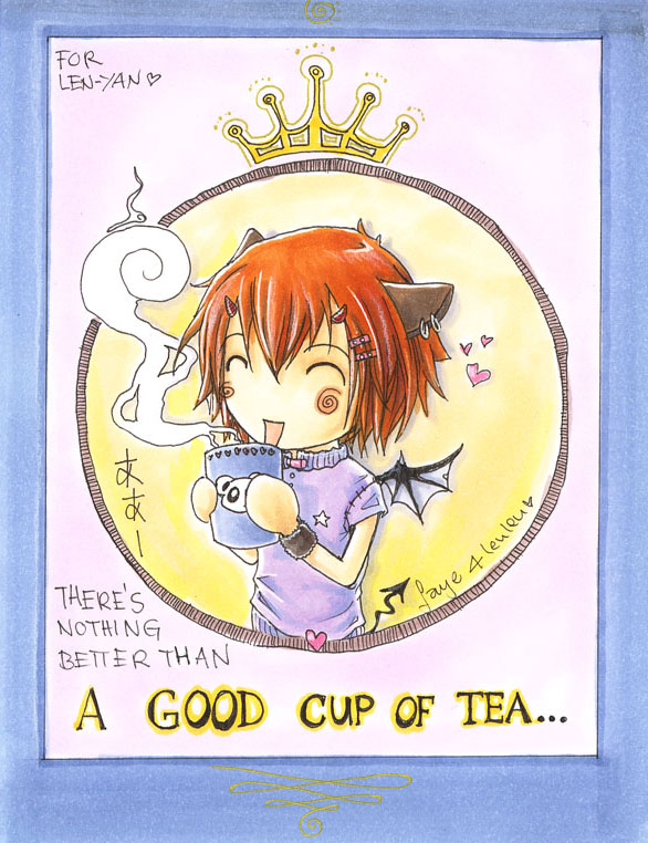 a cup of tea for miss len