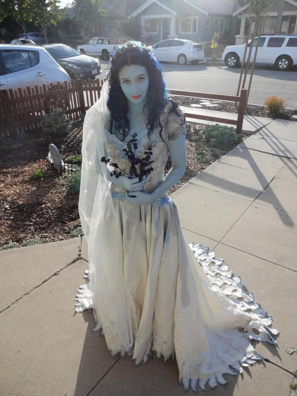 Corpse Bride costume, Halloween 2014