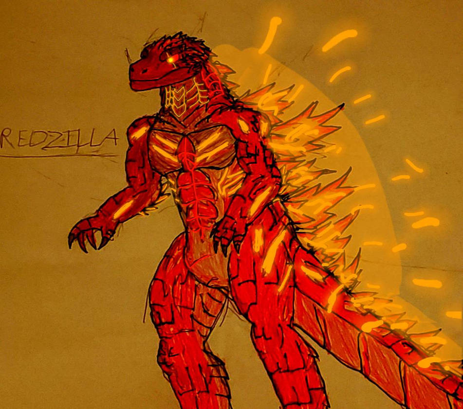 Tedzilla Titanus Red(Redzilla) by StarKnightAtreates on DeviantArt