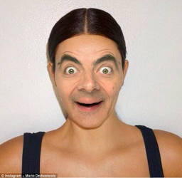 Kim K + Mr Bean