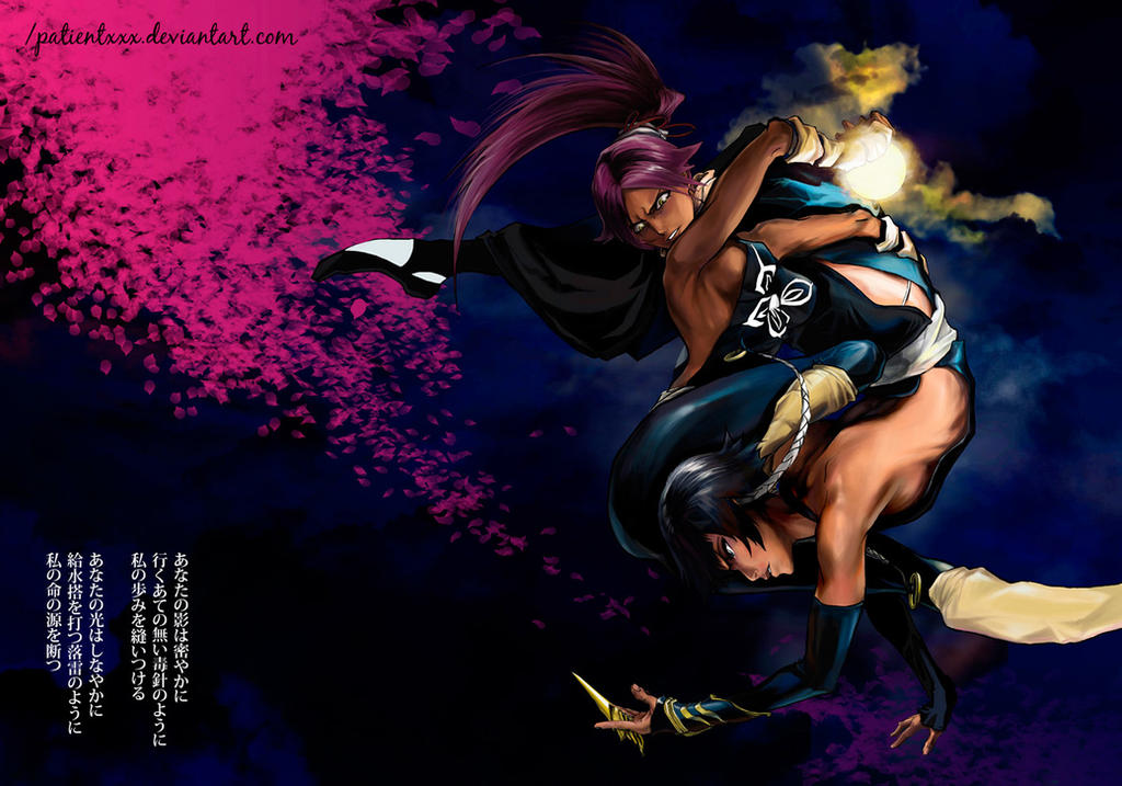 Yoruichi and Soifon. Catch U