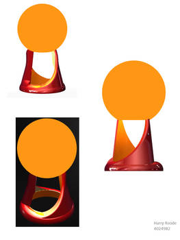 Lamp redorange