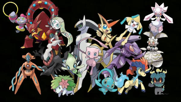 Mythical Pokemon by Angelcamposthedragon on DeviantArt