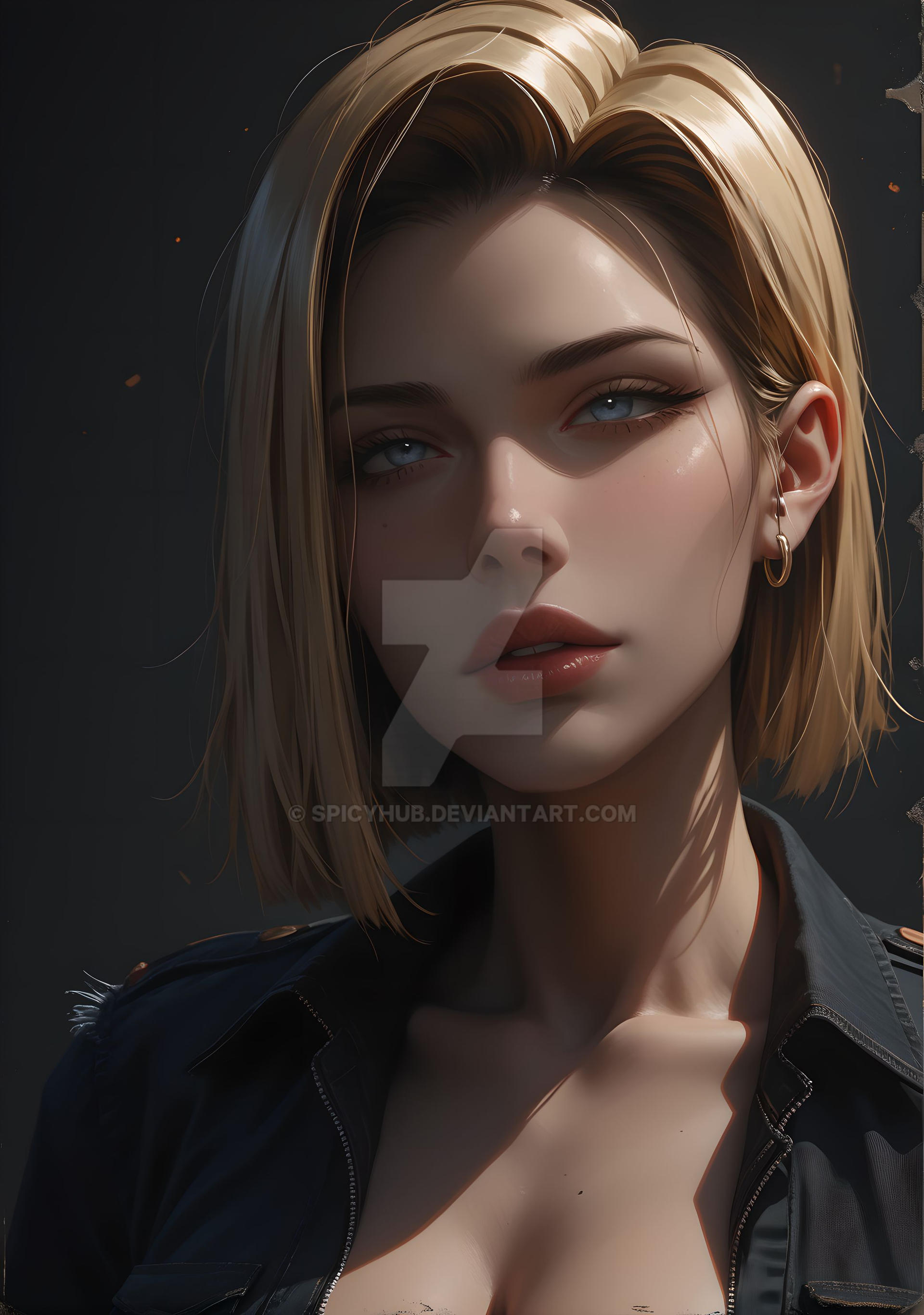 Goth Android Goth Android 18 by SpicyHub on DeviantArt