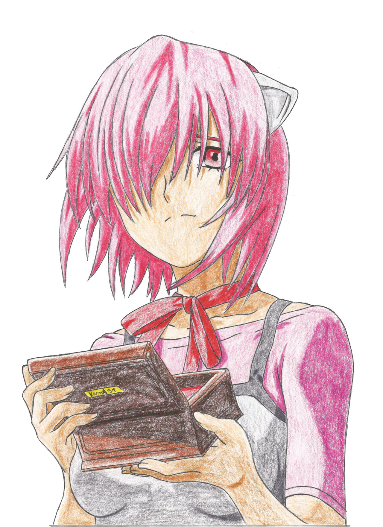 Lucy And The Lilium Box From Elfen Lied By Karmasound91 On Deviantart Lucy And The Lilium Box From Elfen Lied By Karmasound91 On Deviantart