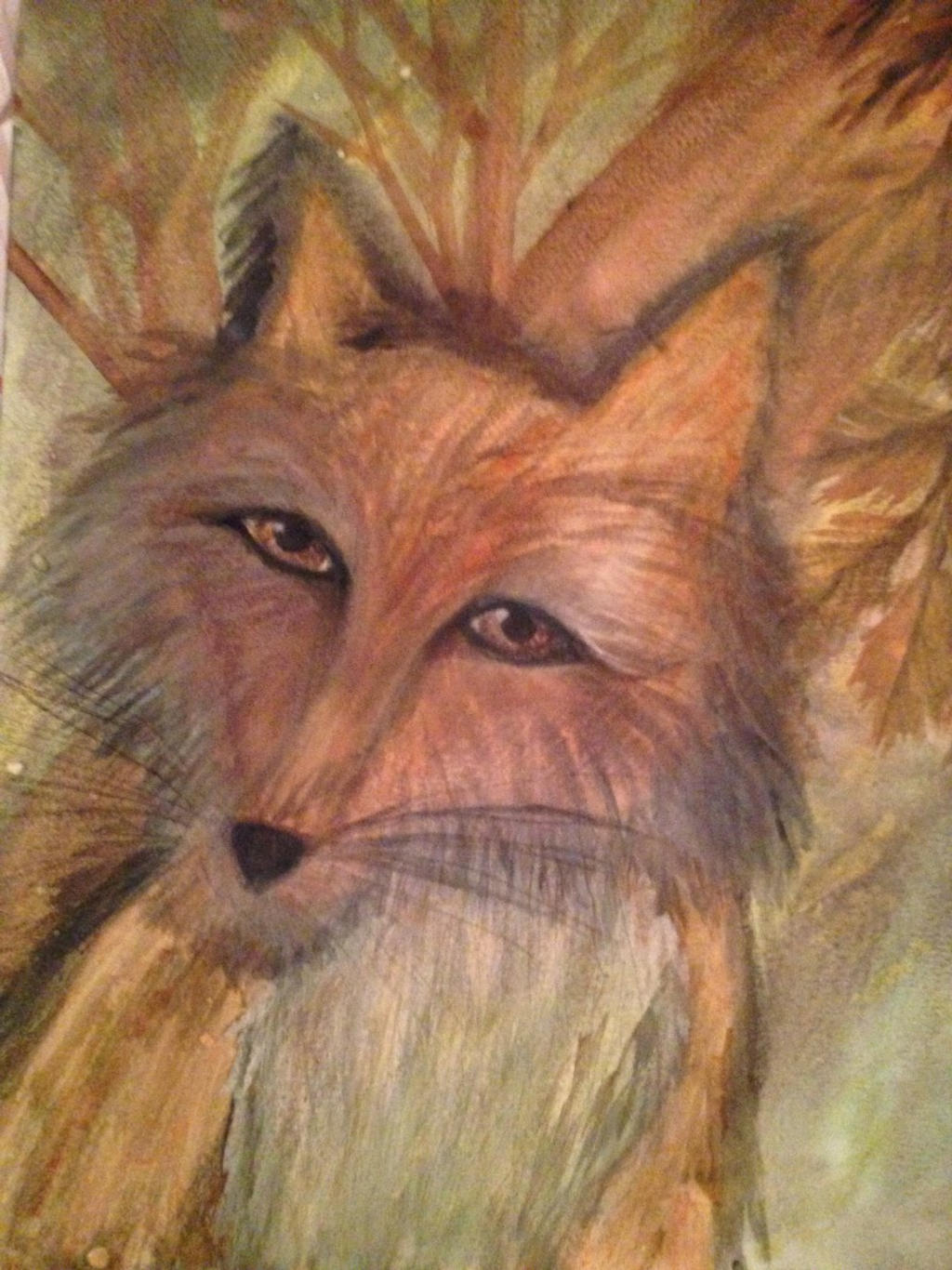 Water Paint Fox