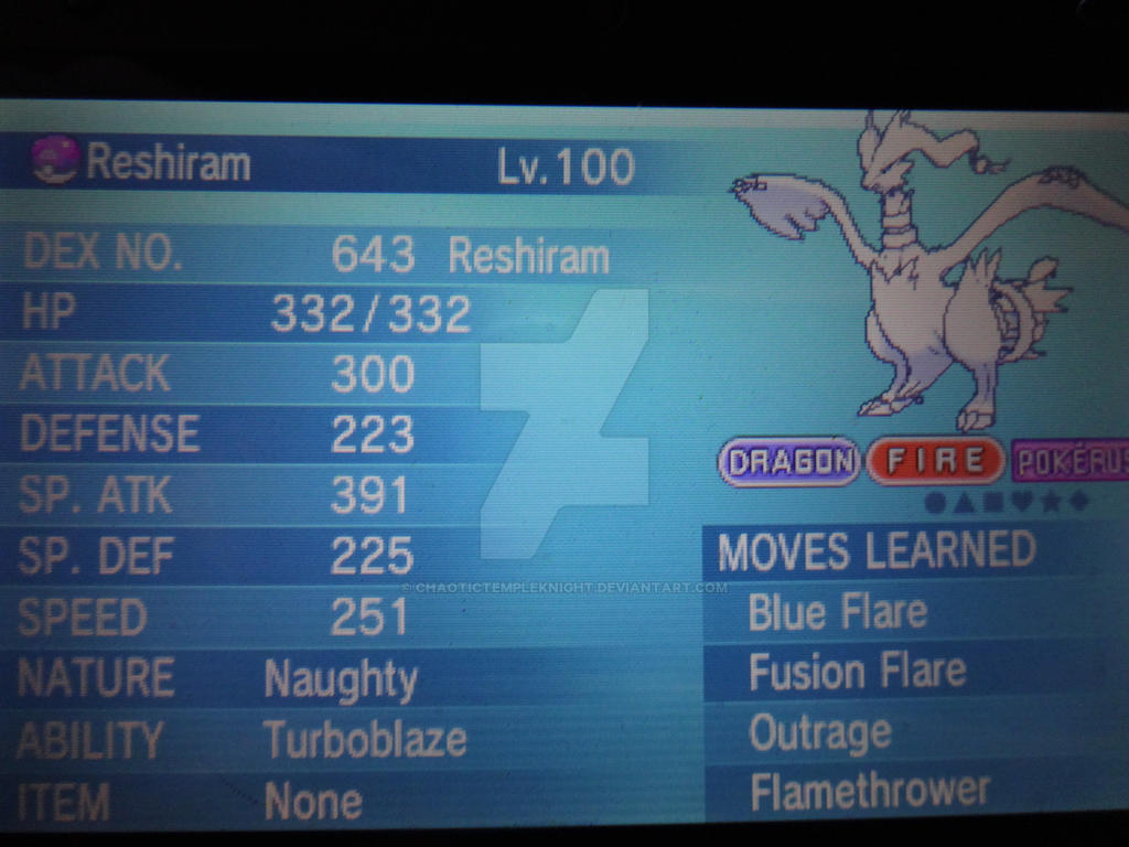 My Reshiram