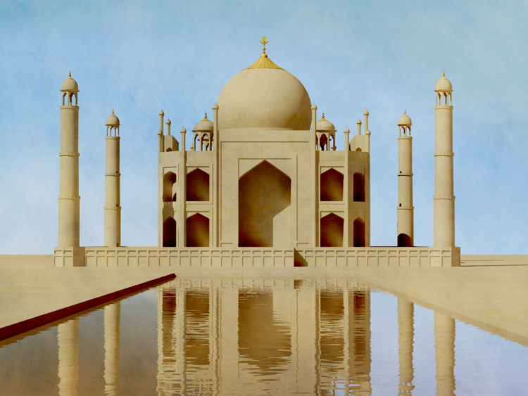 taj mahal.