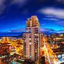 Blue Sky Over Downtown San Diego, California