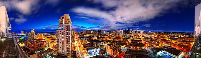 Blue Sky Over Downtown San Diego, California