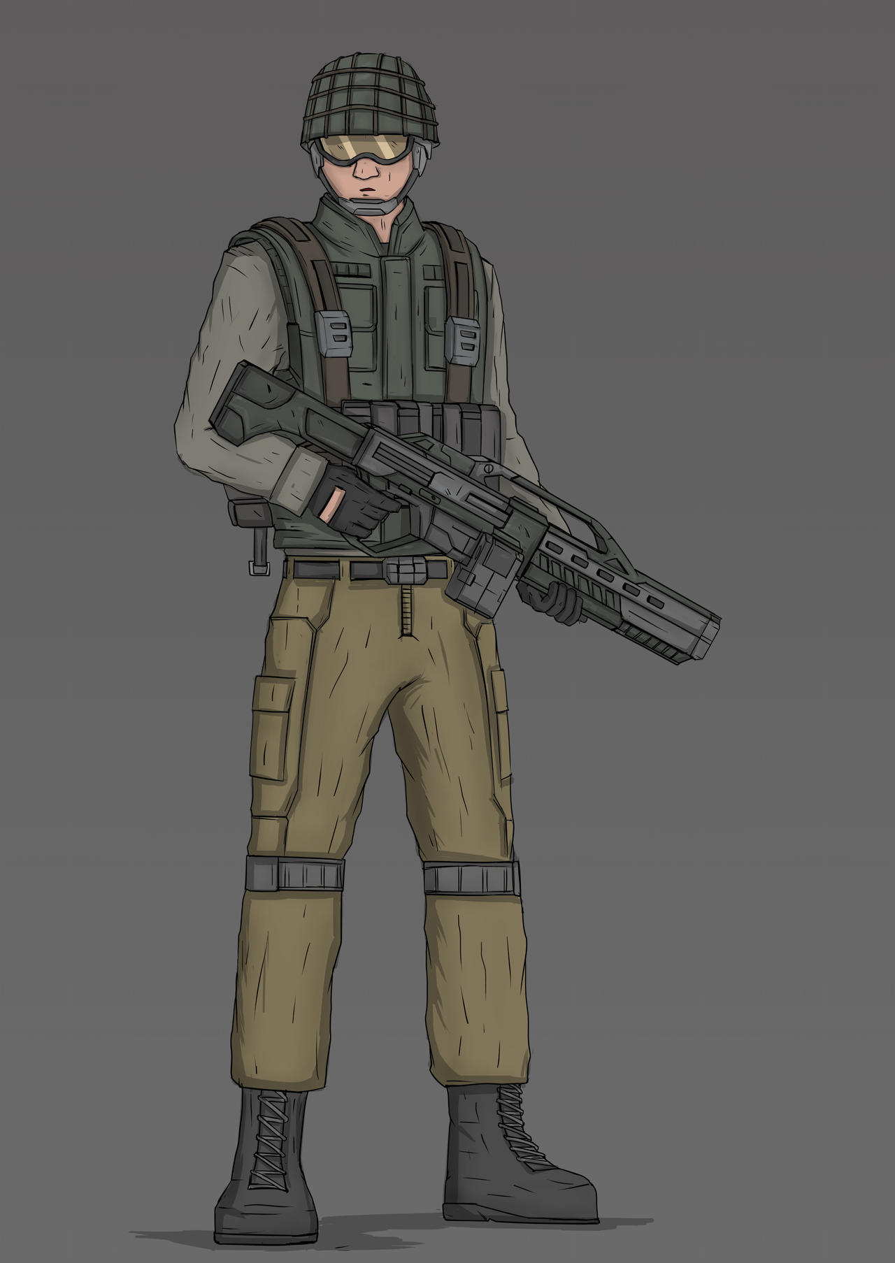 GDI Soldier by Mechfan223 on DeviantArt