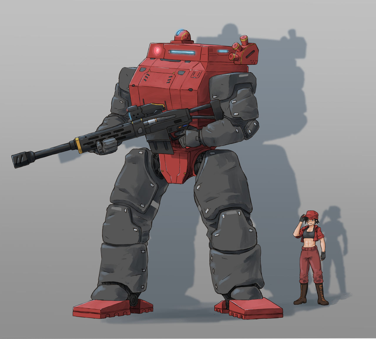 Ruby Mech Ranger by Mechfan223 on DeviantArt