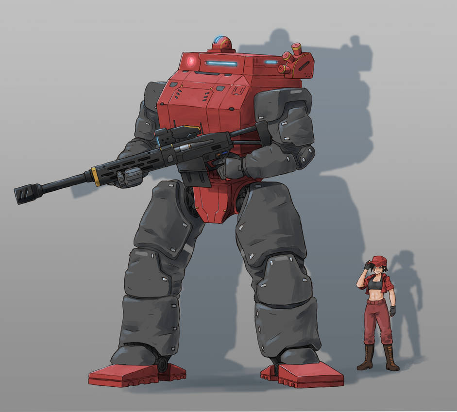 Ruby Mech Ranger by Mechfan223 on DeviantArt