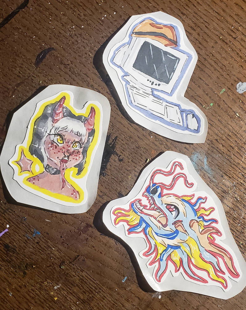 Sticky Sticker Deviantart Stickers by P3achyArts on DeviantArt
