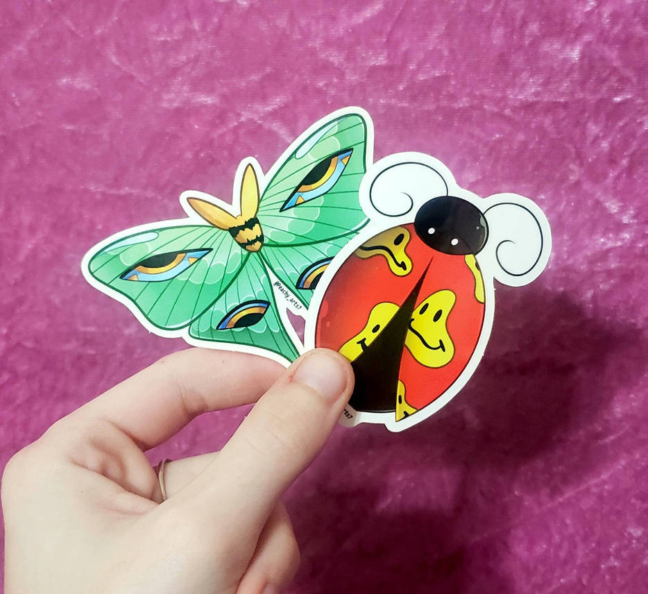 Bug Stickers! (SALE) by P3achyArts on DeviantArt