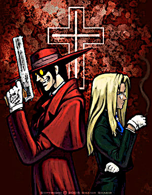 Hellsing fanart  Alucard and Integra by juliastills on DeviantArt