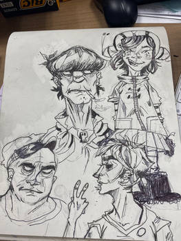 Gorillaz sketch