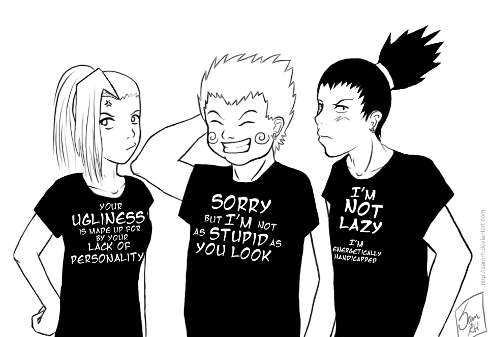 Naruto- Team Ten T-shirts