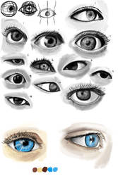 Eye study for school ^_^