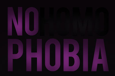 NO HOMOPHOBIA