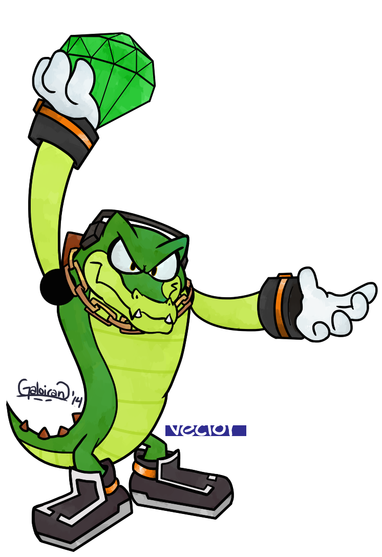 Vector and the green emerald