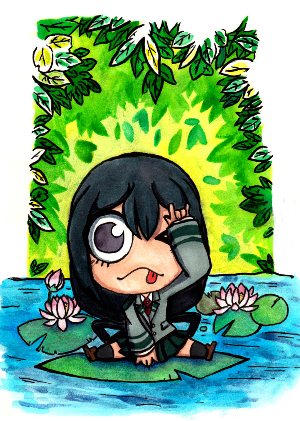 Tsuyu asui chibi